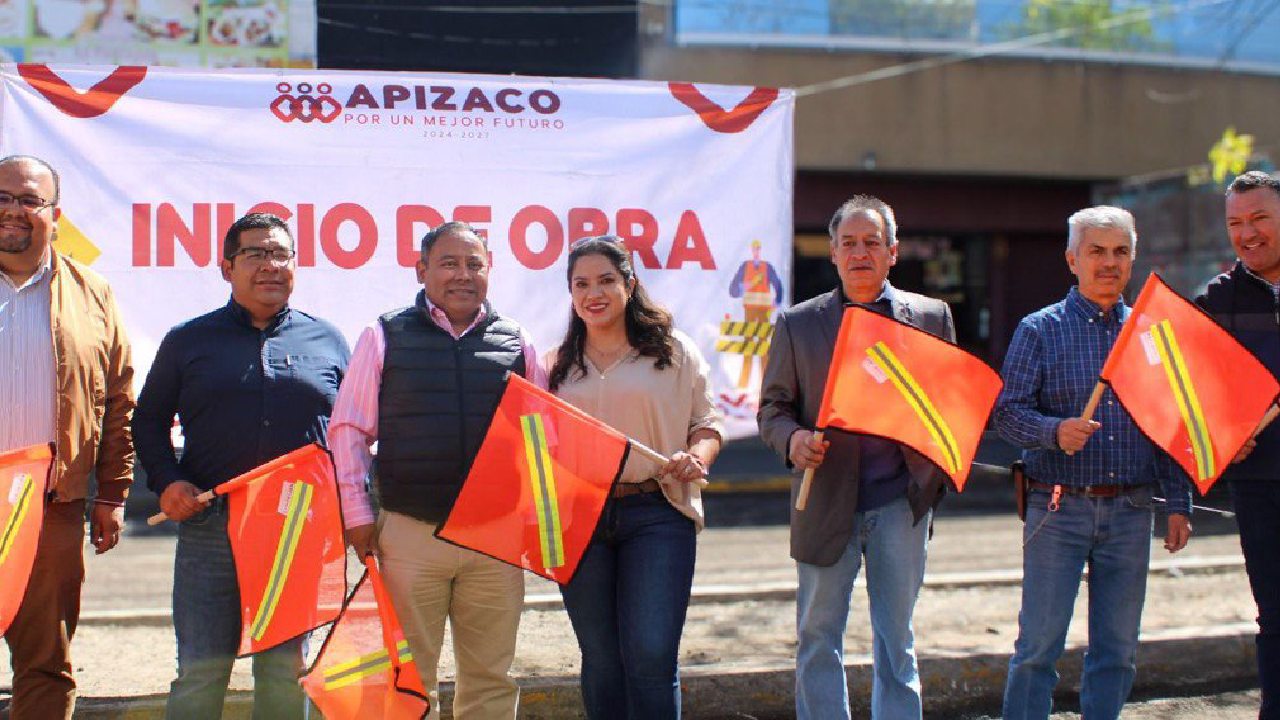 Javier Rivera Bonilla dio banderazo de inicio a obras de reencarpetamiento de calles de Apizaco