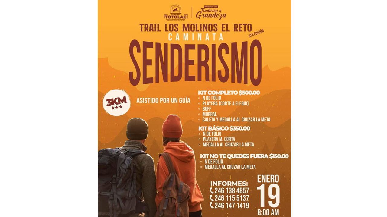 Trail Los Molinos: Una Caminata de Senderismo Guiada en Totolac