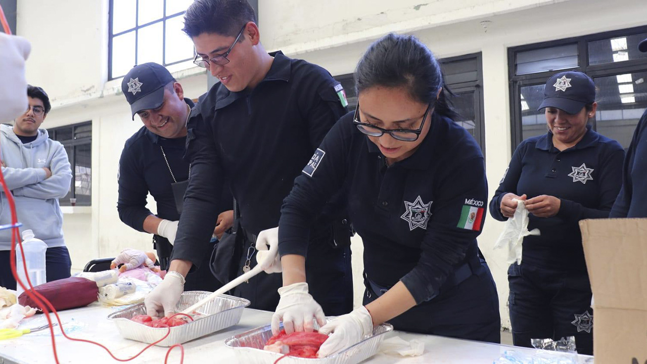 Totolac Capacita en Primeros Auxilios a Personal de Seguridad y Protección Civil