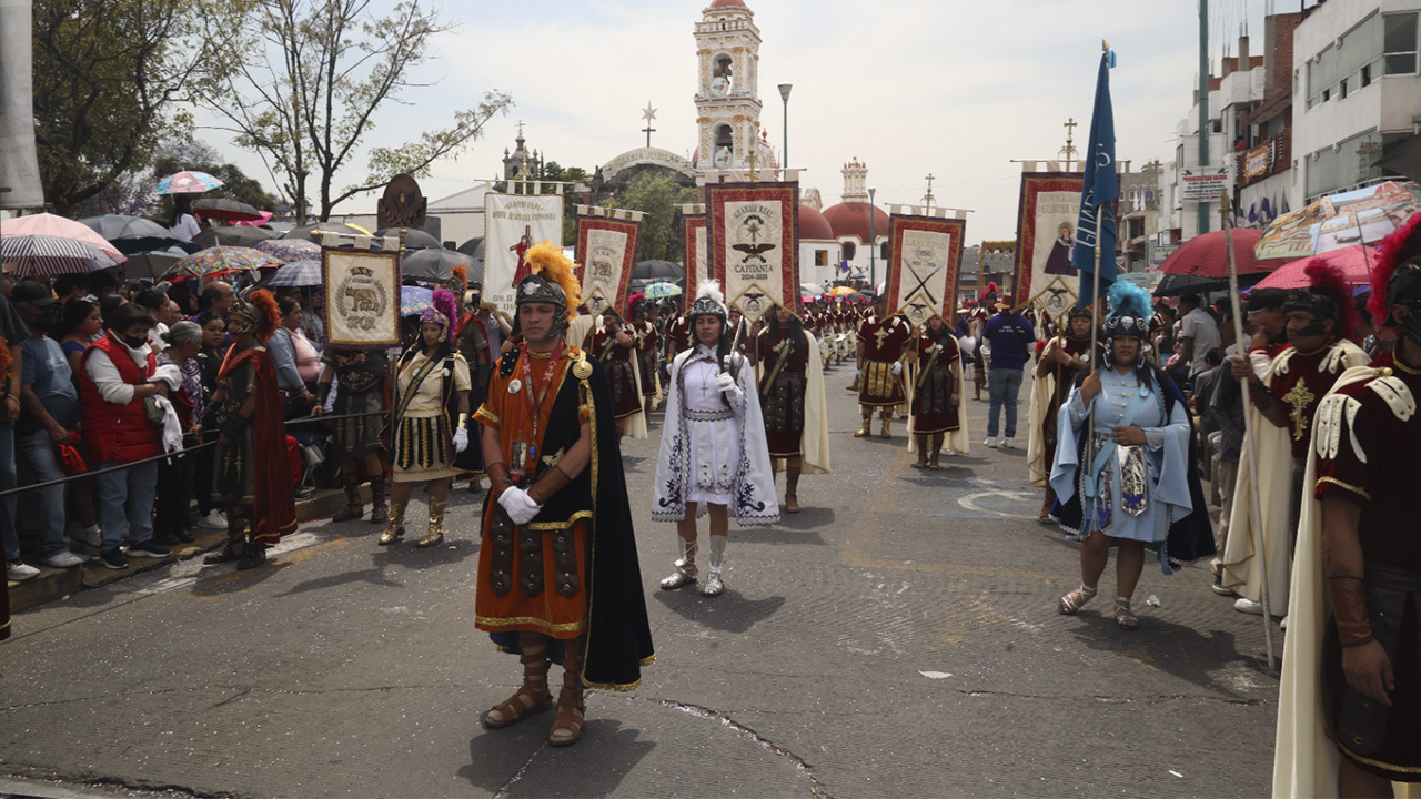 Saldo blanco registra Viacrucis en Chiautempan