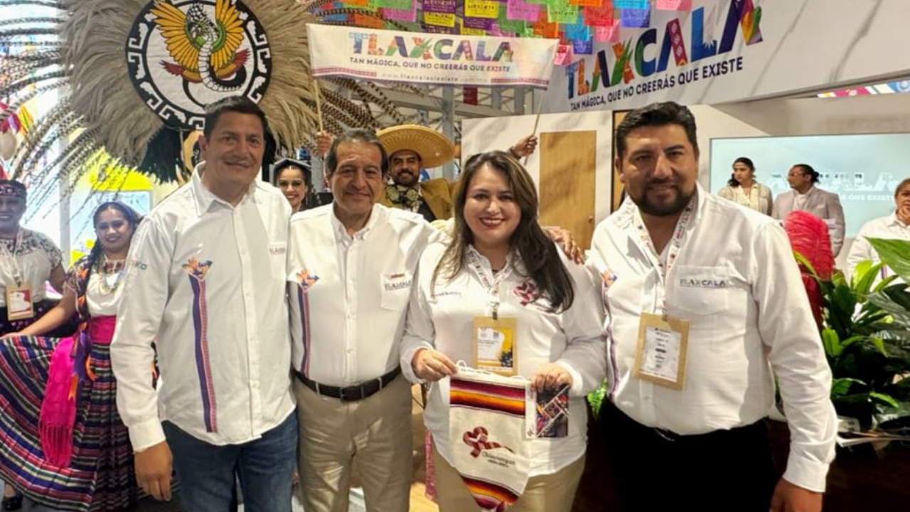Identidad de Chiautempan presente en el Tianguis Turístico Binacional 2025