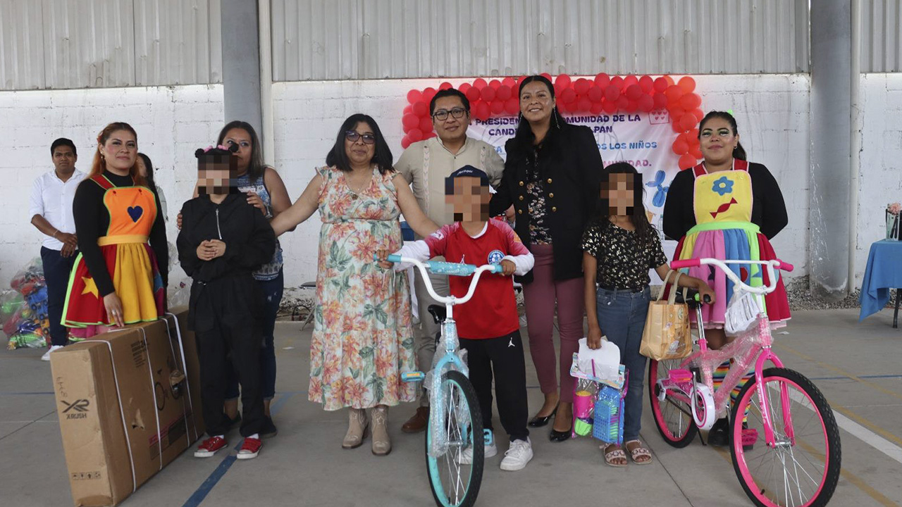 Celebran a niñas, niños y mamás con gran festejo en comunidades de Totolac