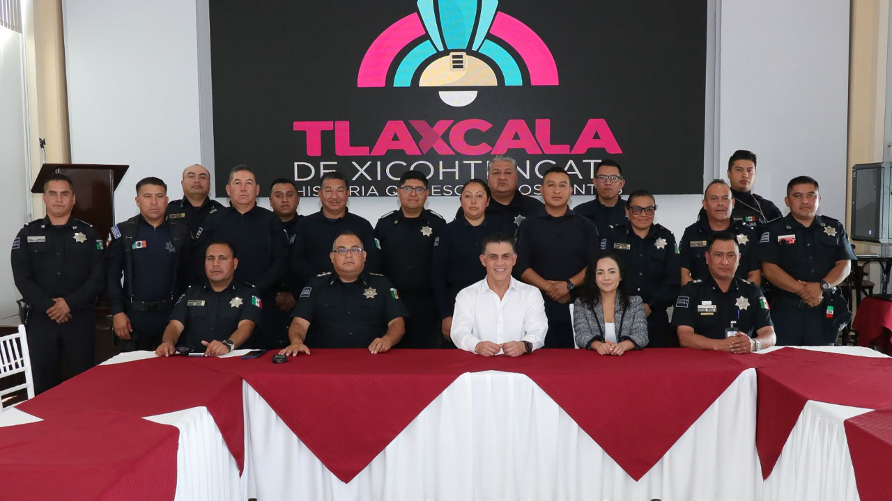 Se reúne el alcalde Alfonso Sánchez con mandos de la Dirección de Seguridad; refrenda su respaldo a la corporación