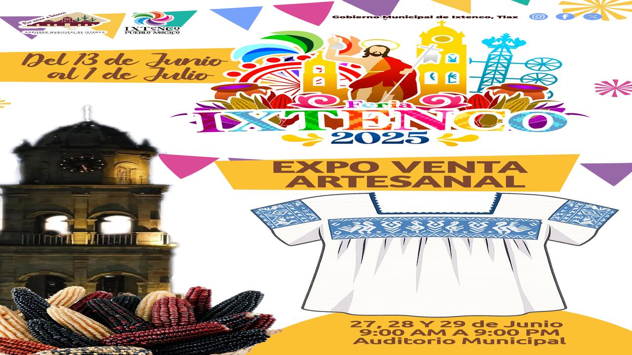 Expo Venta Artesanal, parte de la Feria Ixtenco 2025