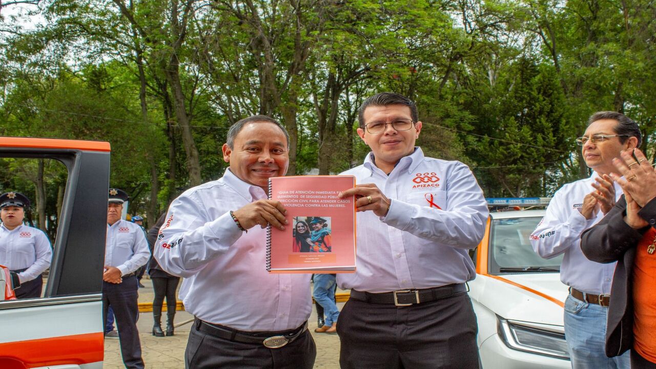 Entrega Javier rivera Bonilla “casa naranja” y nueva patrulla para atender a víctimas de violencia de género en Apizaco