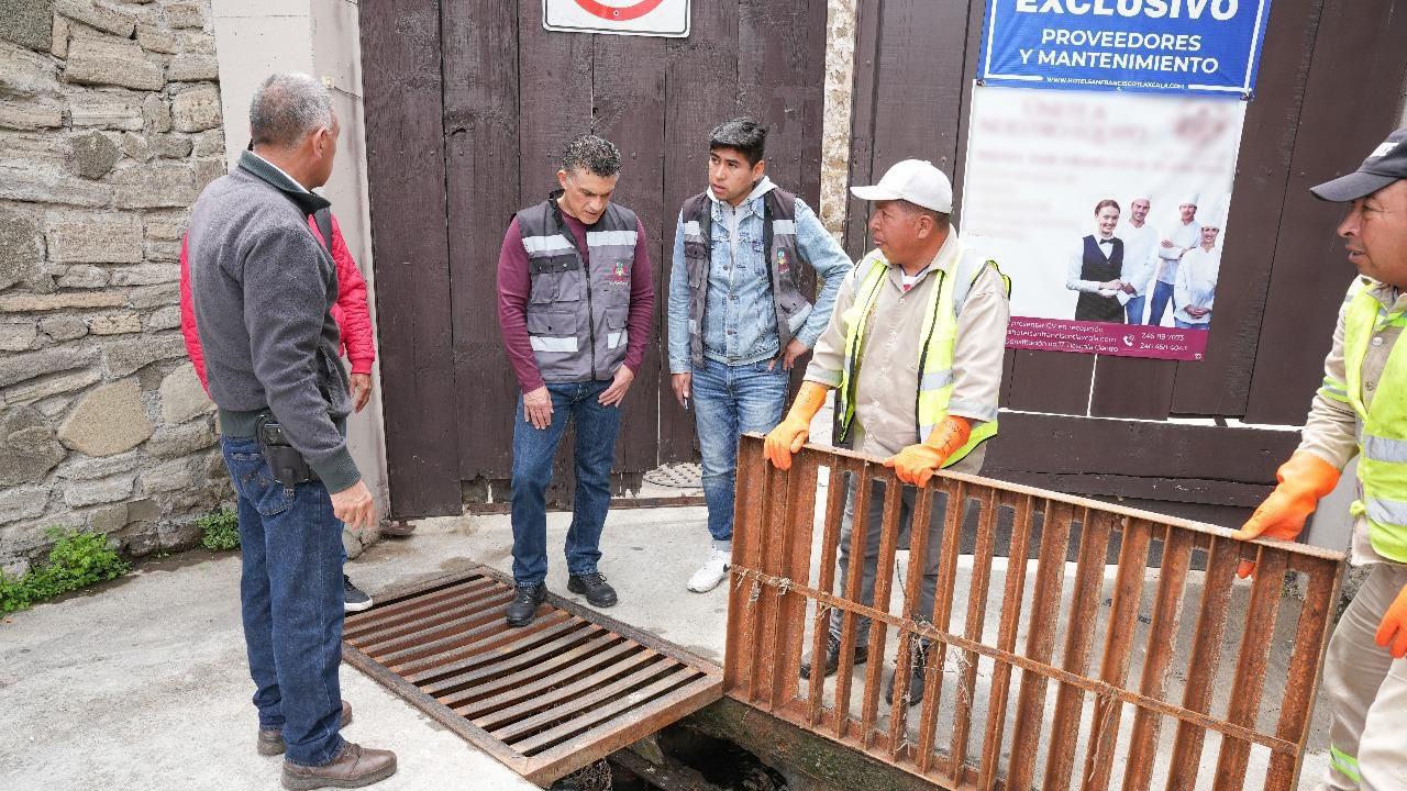 Supervisa alcalde Alfonso Sánchez García causes de la ciudad para atenderlos y prevenir inundaciones