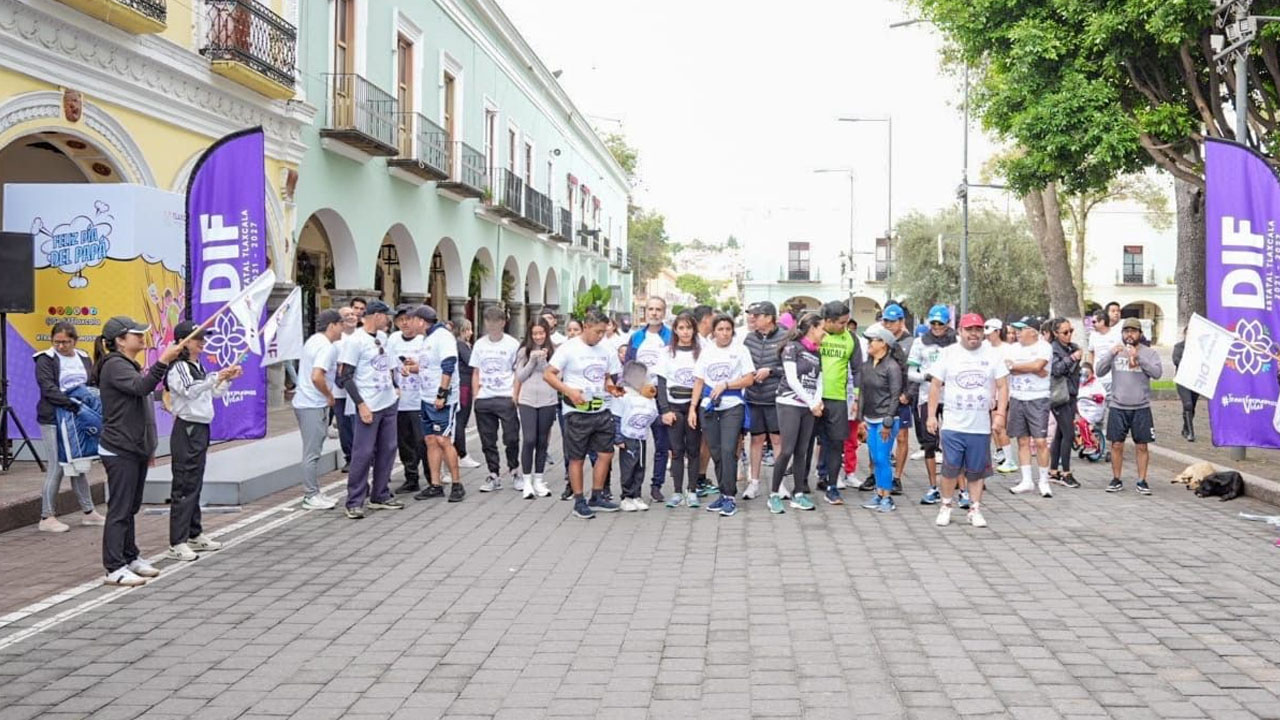 Ayuntamiento de Tlaxcala y SEDIF fortalecen la unión familiar con gran carrera dedicada a los papás