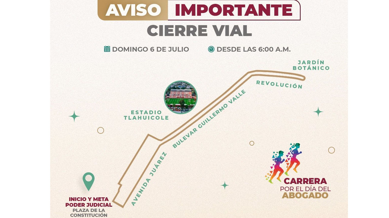 Implementará policía capitalina operativo de vialidad por carrera deportiva del día del abogado este domingo
