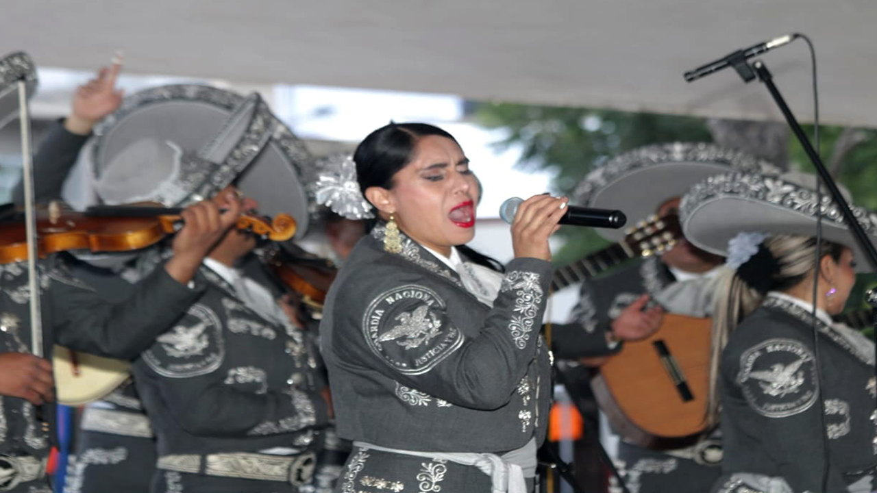 Luce Mariachi de la Guardia Nacional en Feria de Chiautempan 2025