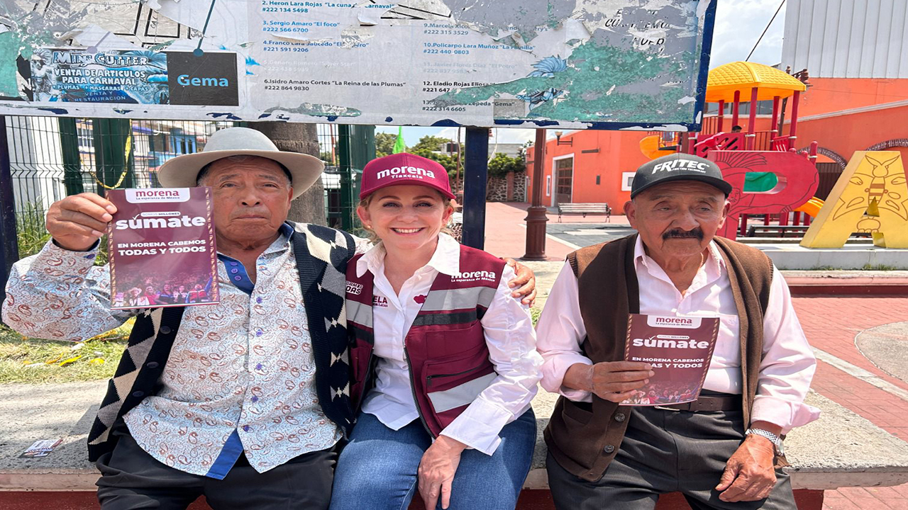 Marcela González en Papalotla llamó a fortalecer la unidad desde las bases