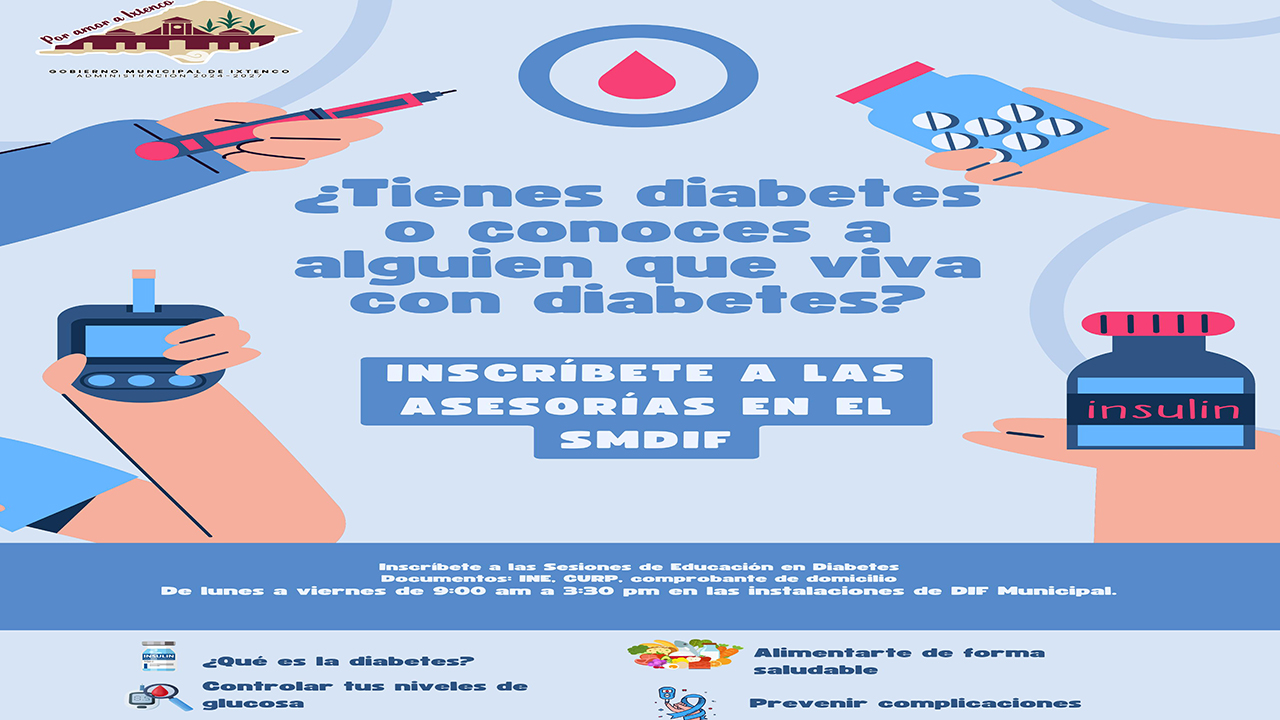 Gobierno Municipal de Ixtenco impulsa sesiones de educación en diabetes a través del SMDIF