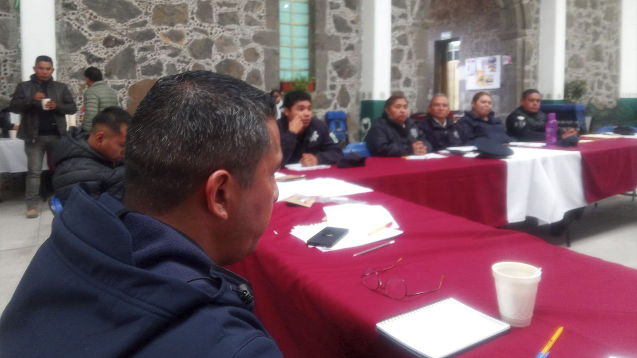 Policías Municipales de Totolac se capacitan en llenado de IPH y Cadena de Custodia