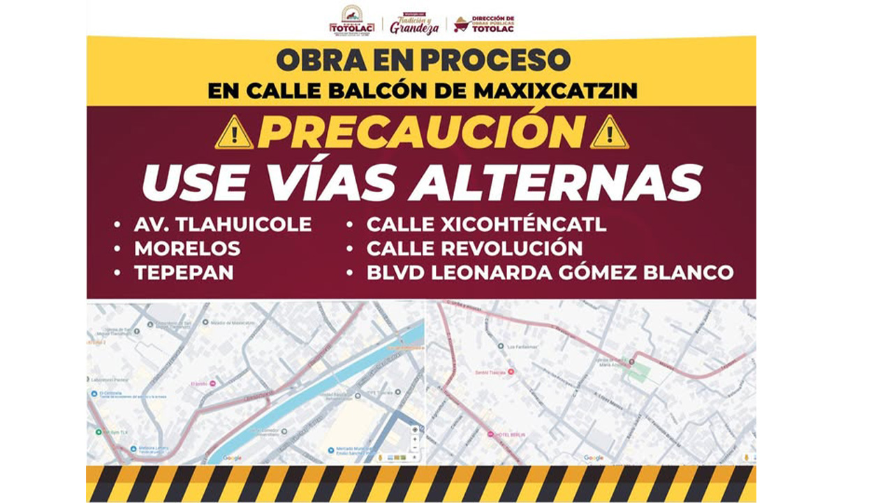 Inicia Totolac pavimentación con concreto hidráulico en calle Balcón de Maxixcatzin, en San Miguel Tlamahuco