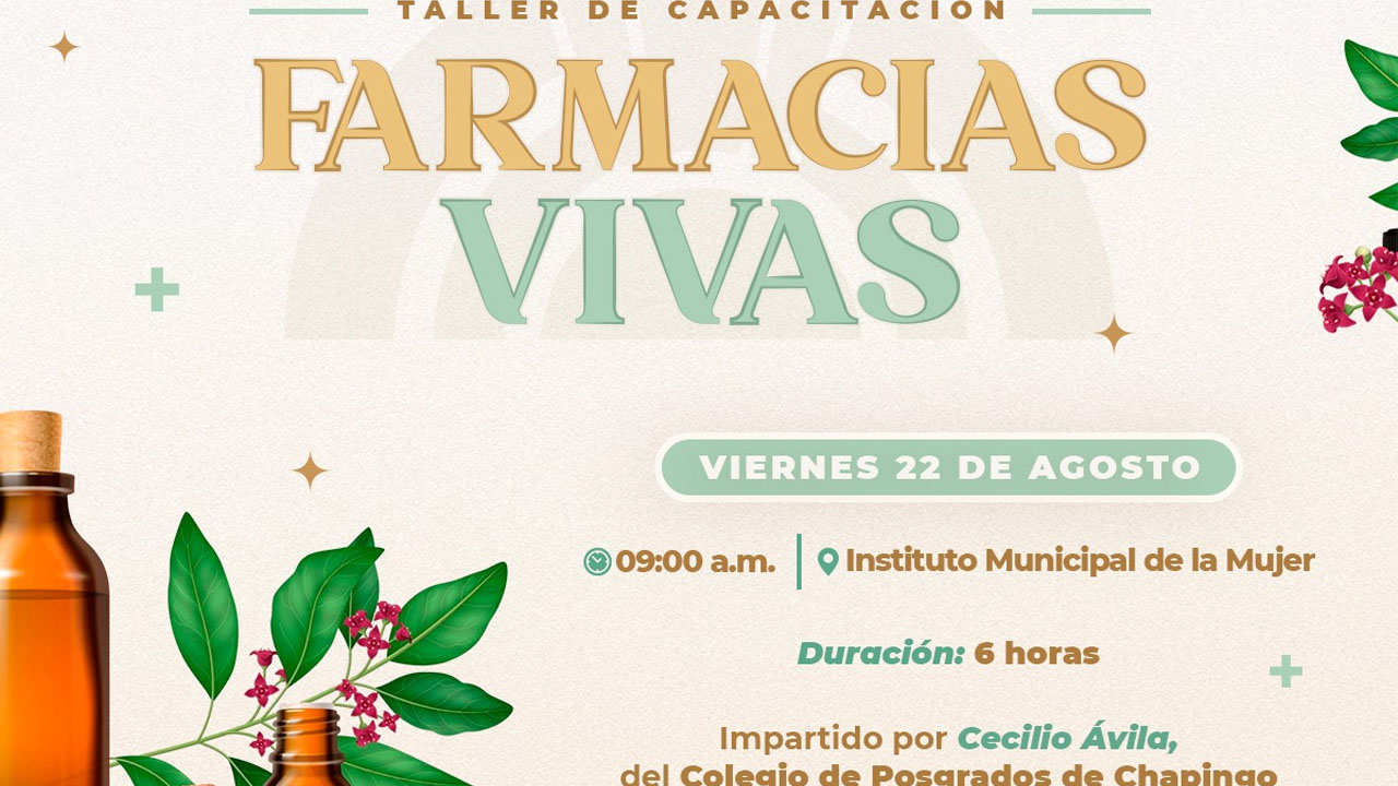 Gobierno de Alfonso Sánchez García impulsa capacitación con farmacias vivas para emprendedores de la capital
