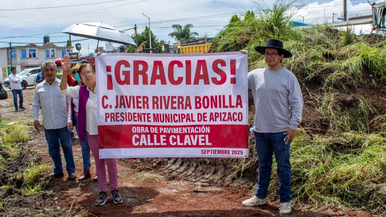 Javier Rivera cerró una jornada intensa de inauguración de obras en Apizaco