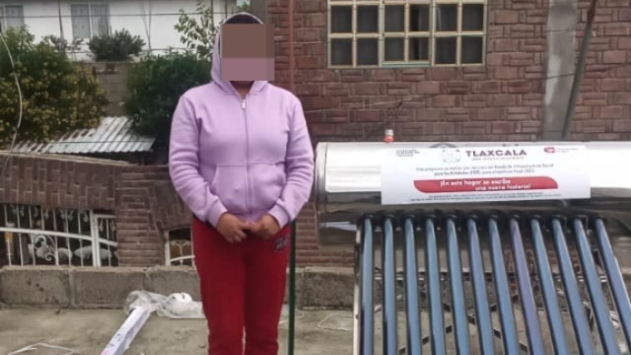 Entregan en Ixtenco calentadores solares gratuitos en coordinación con Bienestar Estatal
