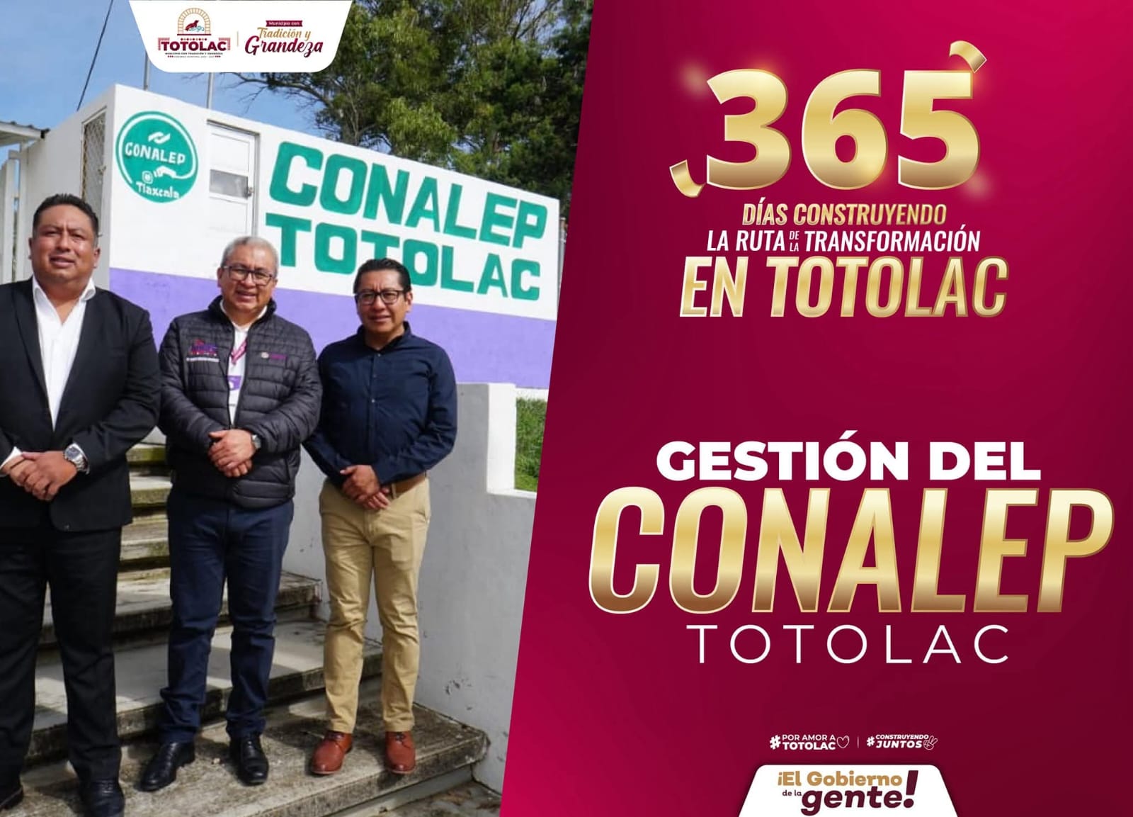365 días construyendo la ruta de la transformación en totolac