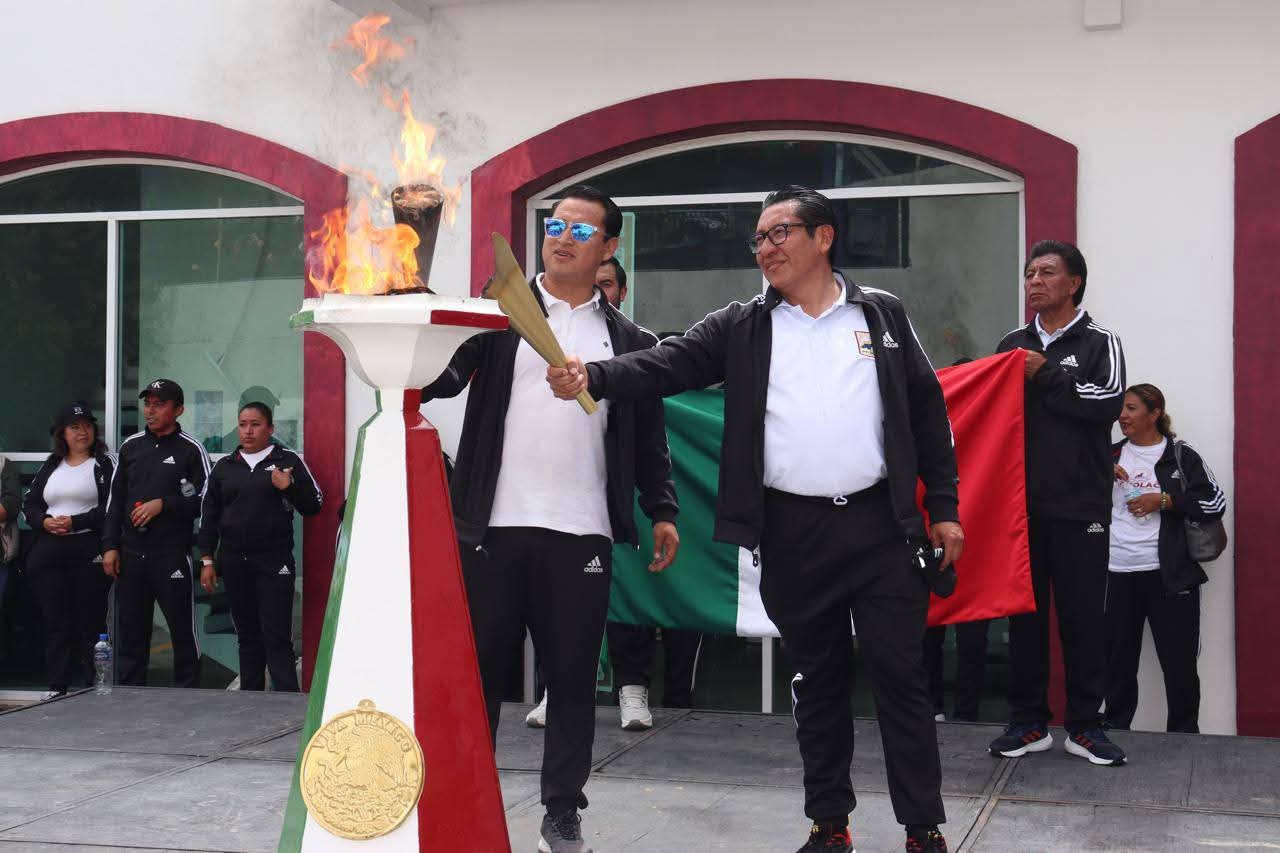 El Fuego Símbolo de la Independencia llega a Totolac