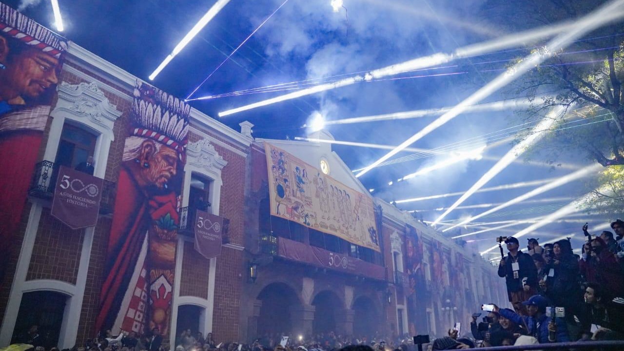 Inician los festejos por los 500 años de la fundación de Tlaxcala con alegría desbordante
