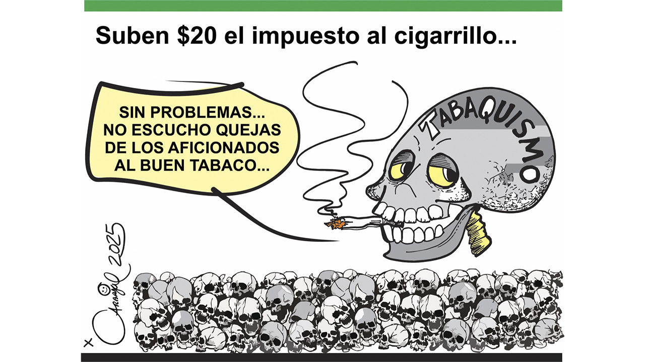 Suben $20 el impuesto al cigarrillo