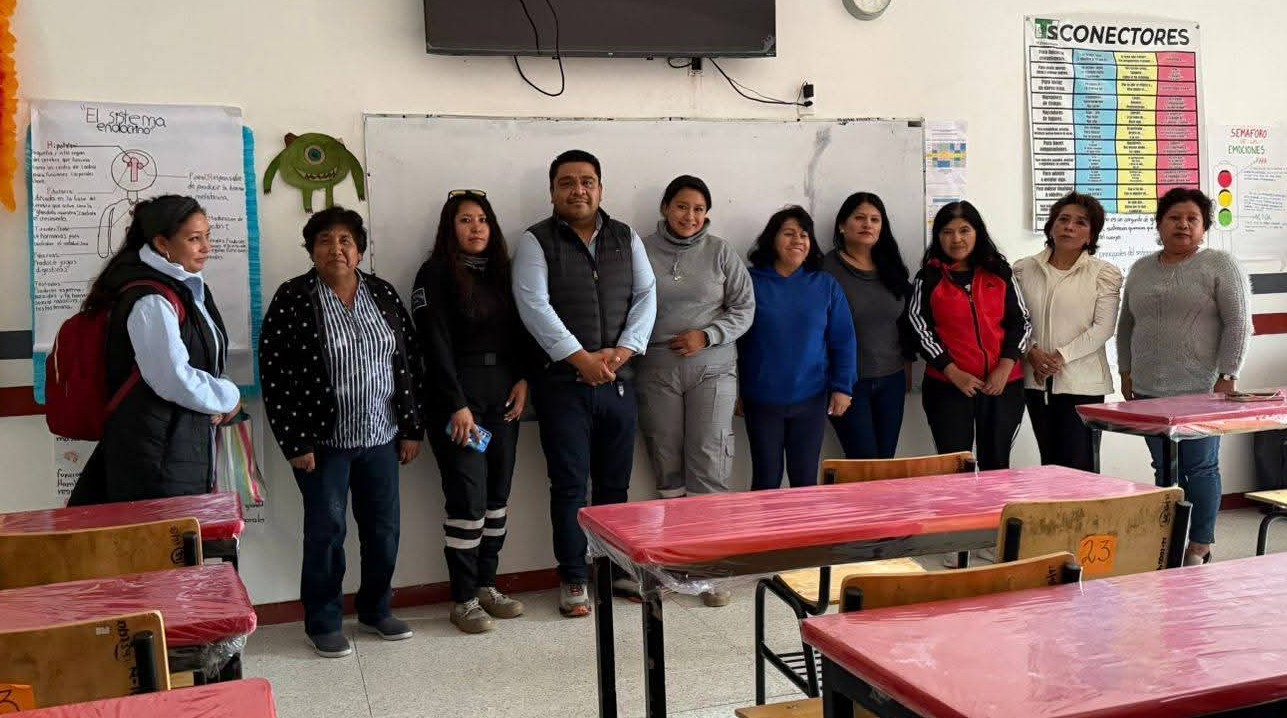 Protección civil de Totolac continúa con programa de capacitaciones en escuelas