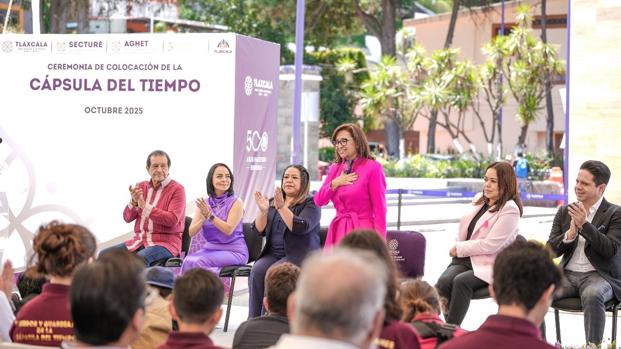 Gobierno de Alfonso Sánchez García Aporta Mensaje Histórico a la Cápsula del Tiempo de Tlaxcala