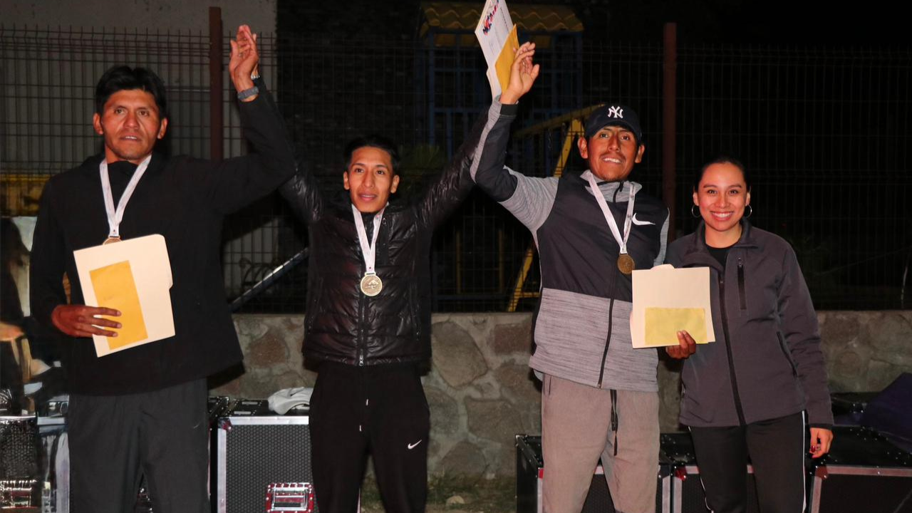 Ixtenco reconoce a ganadores de la Carrera 5K “Ye Pä y Dü”