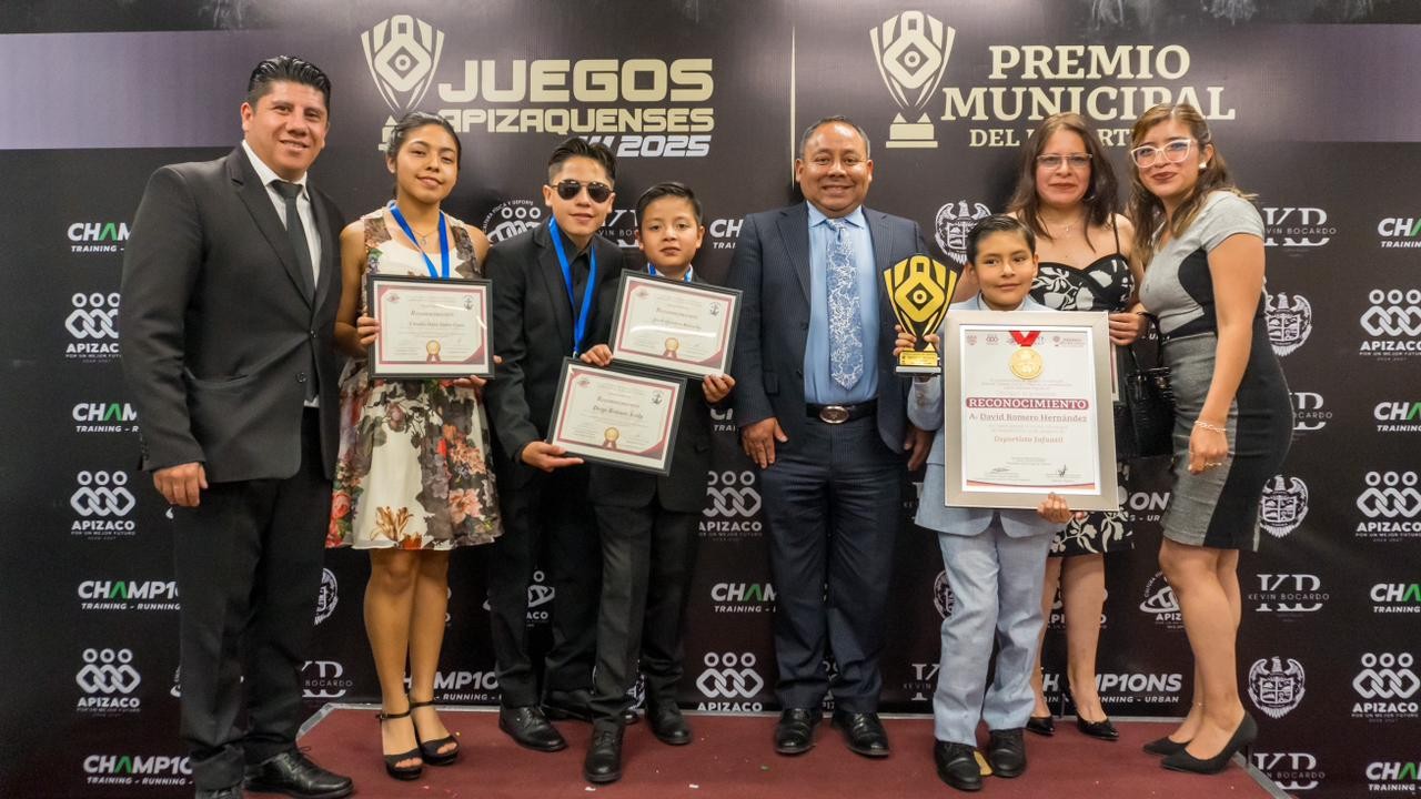 Gobierno de Apizaco realizó el Premio Municipal del Deporte