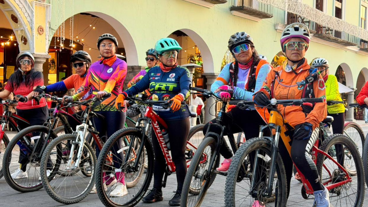 Gobierno Municipal de Tlaxcala reúne en rodada a colectivos en apoyo a la erradicación de la violencia hacia las mujeres