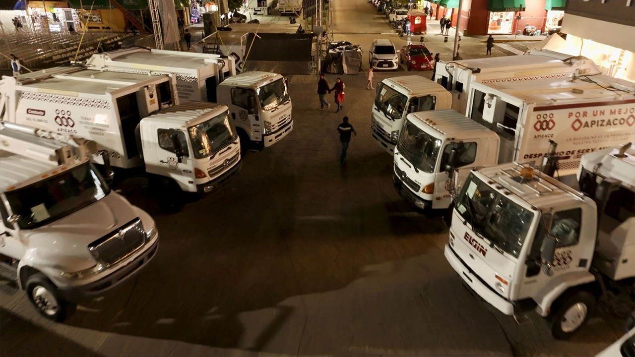 Gobierno municipal de Apizaco trabaja para restablecer el servicio de recolección de residuos