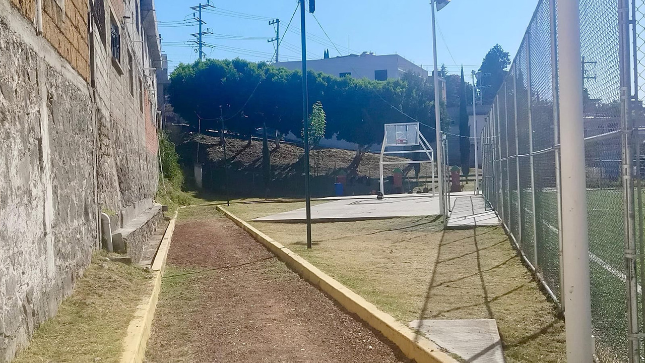 Gobierno de Alfonso Sánchez García rescata “La ciénega” en Ixtulco para el deporte y desarrollo de las familias