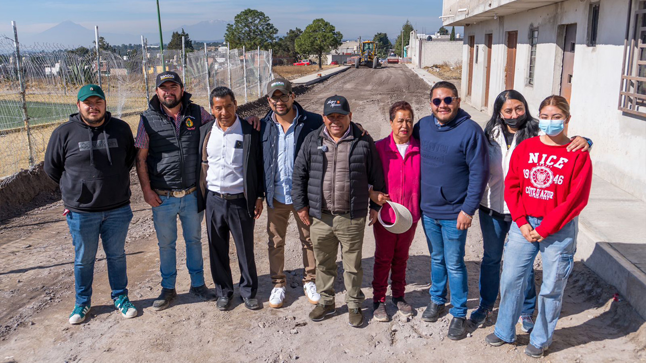 Supervisa Javier Rivera obra en Santa Anita Huiloac y amplía alcances para mayor beneficio social de Apizaco