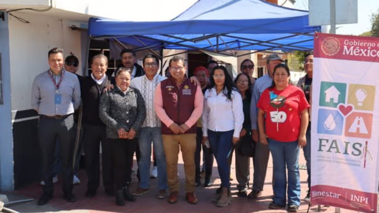 Benjamín Atonal participa en entrega de obras del gobierno federal en La Trinidad Chimalpa