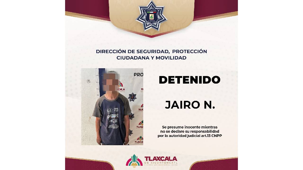 Policía Municipal de Tlaxcala atiende reporte ciudadano por presunto intento de robo en San Buenaventura Atempan