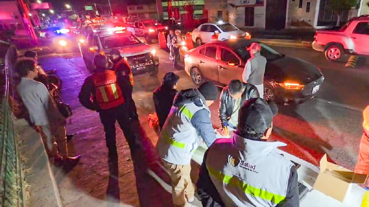 Gobierno Municipal de Tlaxcala desplegó operativo de alcoholimetría para reducir accidentes viales
