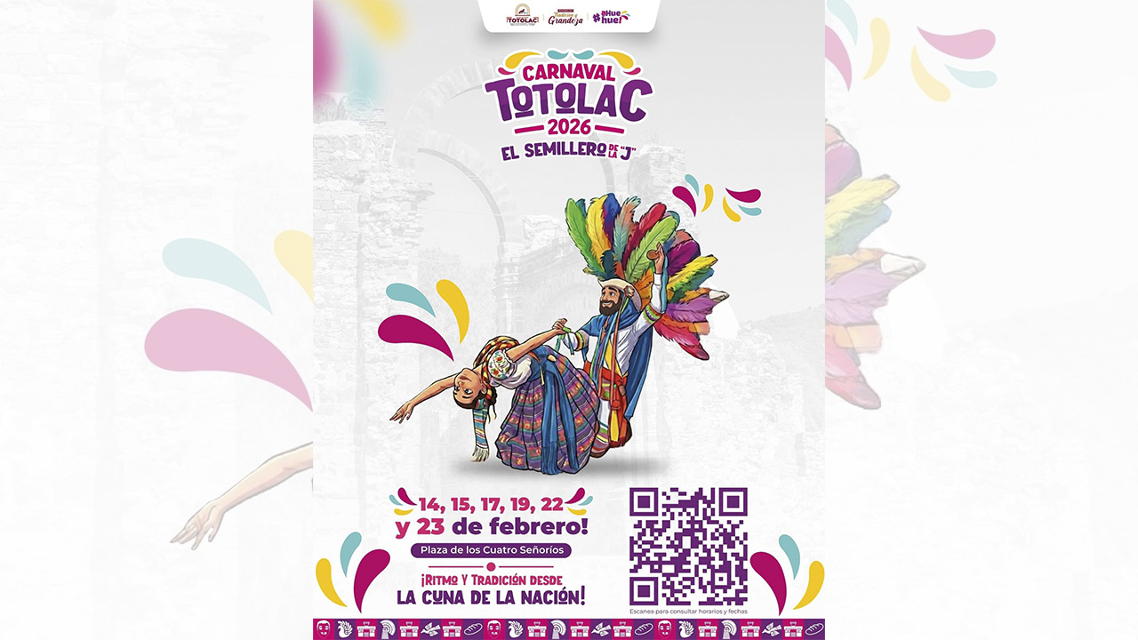 Totolac presenta programa oficial del Carnaval 2026