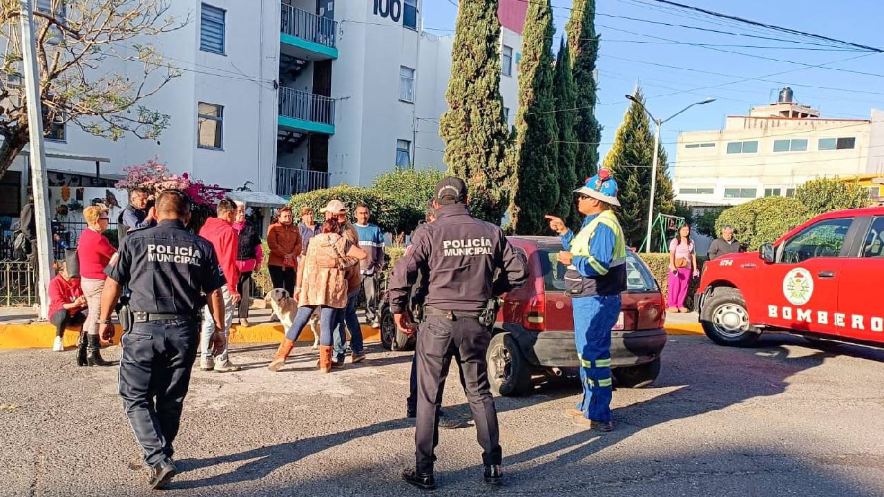 Atiende Policía Municipal fuga de gas en Tlapancalco