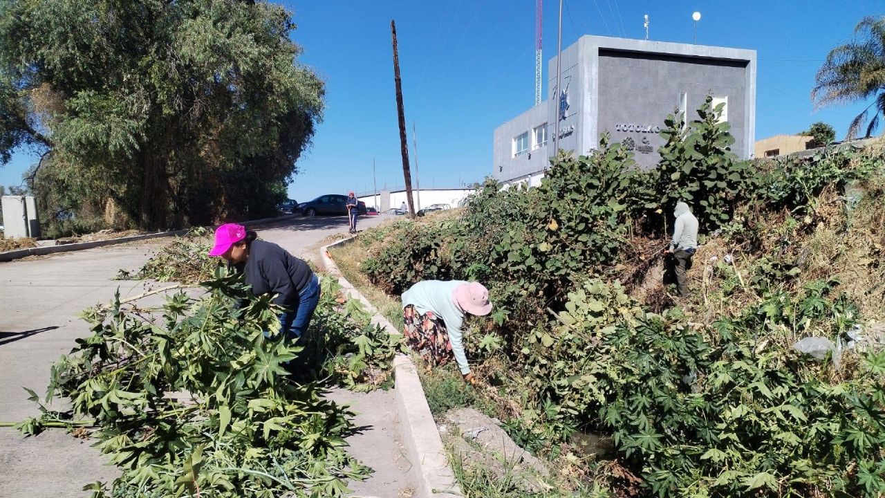 Realizan jornada de limpieza y mantenimiento en instalaciones de Seguridad Pública de Totolac