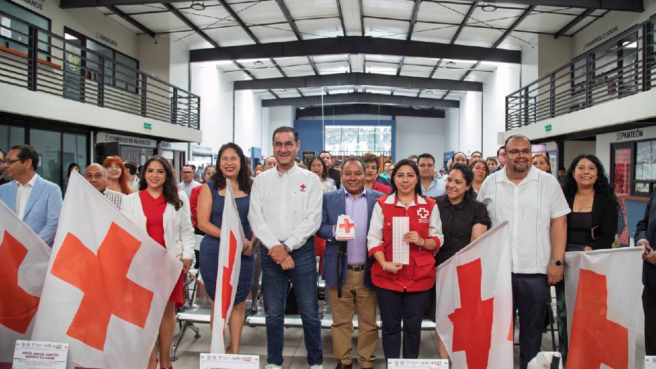Apizaco se une por la vida: arranca colecta anual de la Cruz Roja con sentido social y humanista