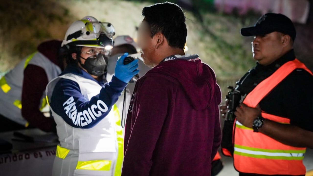 Con operativo de alcoholimetría la policía municipal de Tlaxcala cuida a las familias capitalinas