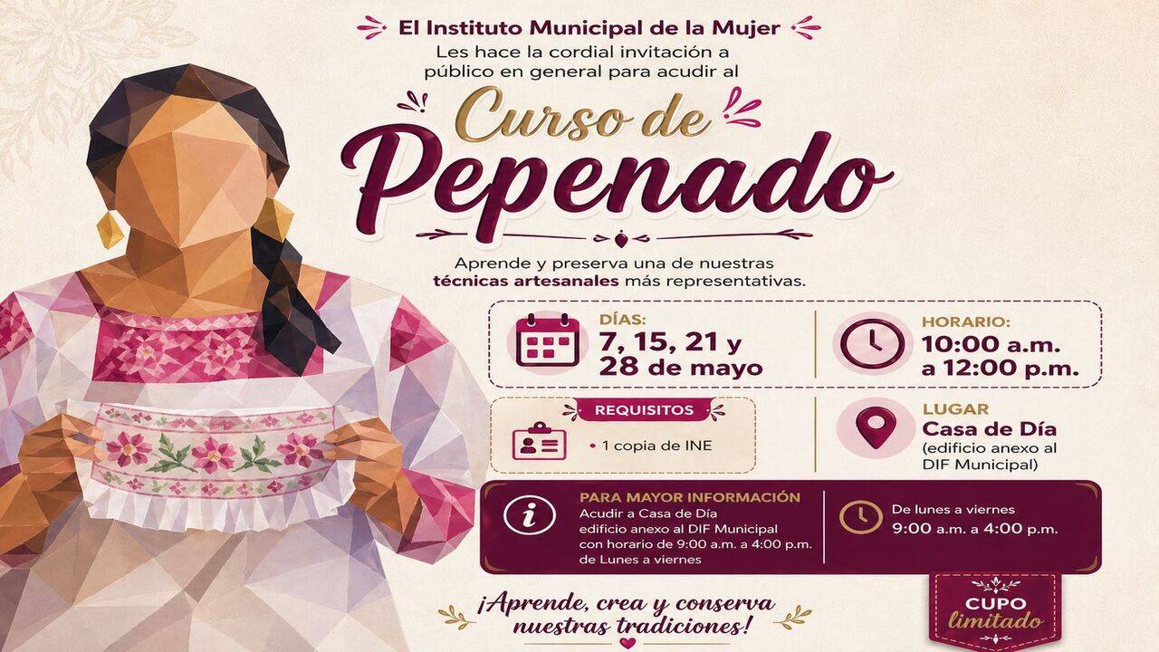 Invita Instituto Municipal de la Mujer a curso gratuito de pepenado para preservar técnicas artesanales