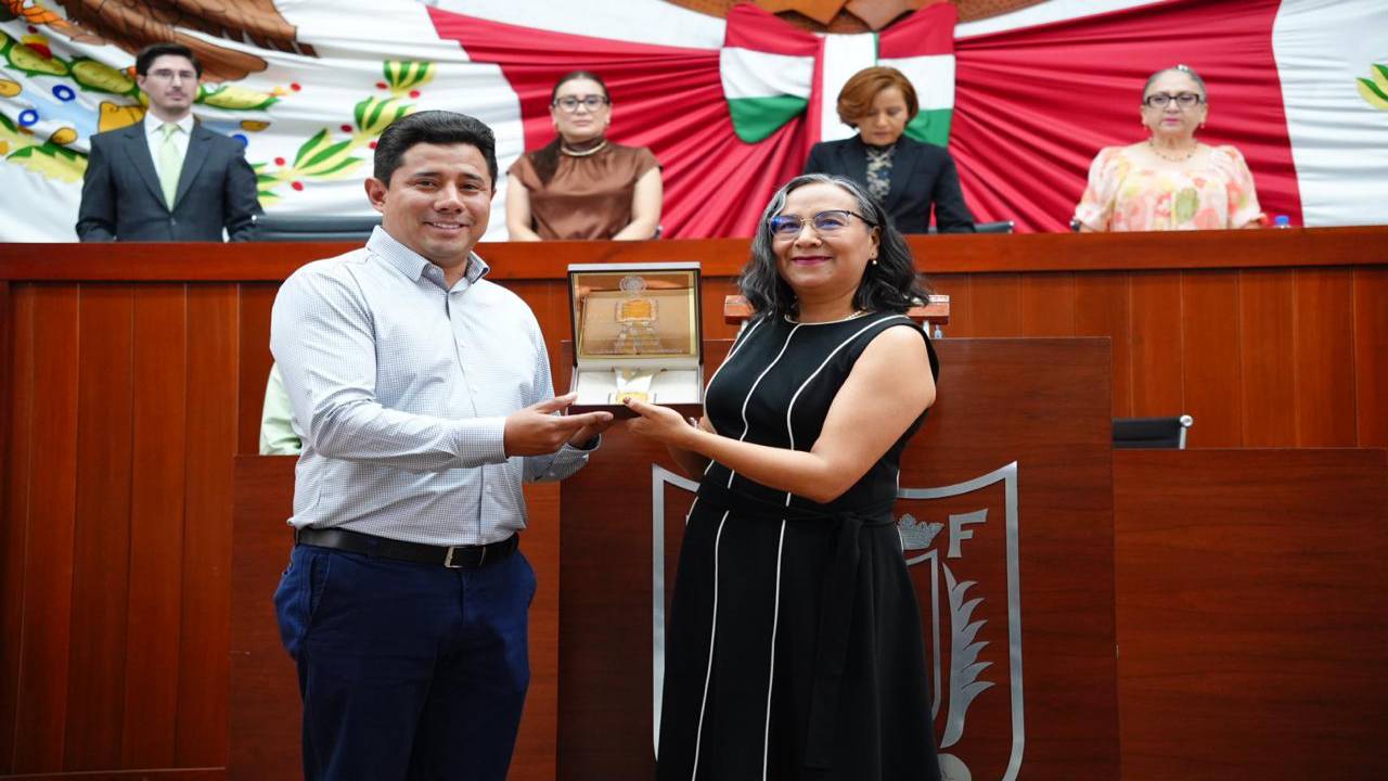 Entrega Congreso de Tlaxcala Presea “José Arámburu Garreta 2026” a Marisol Nava Hernández