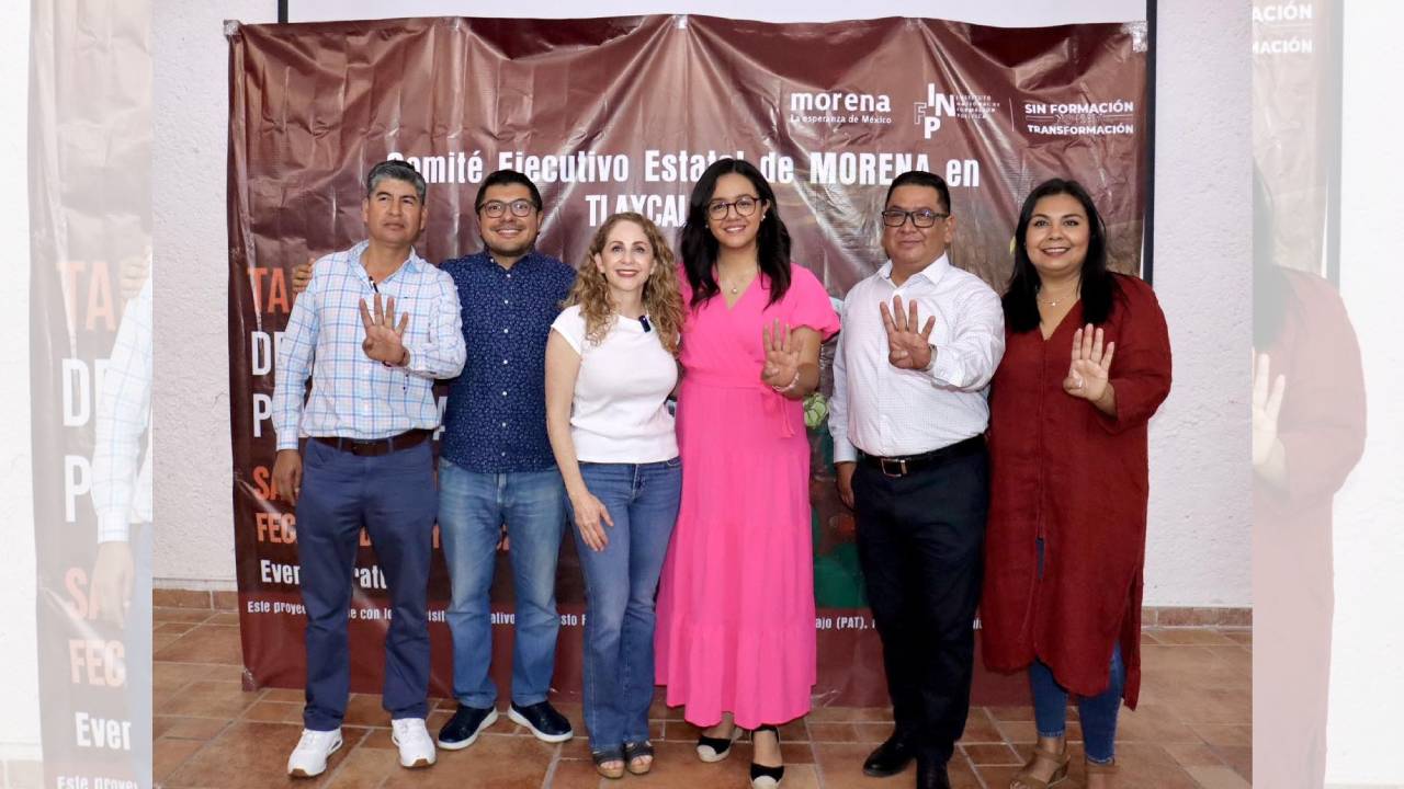 Marcela González destaca la formación política como base de la Transformación en Tlaxcala