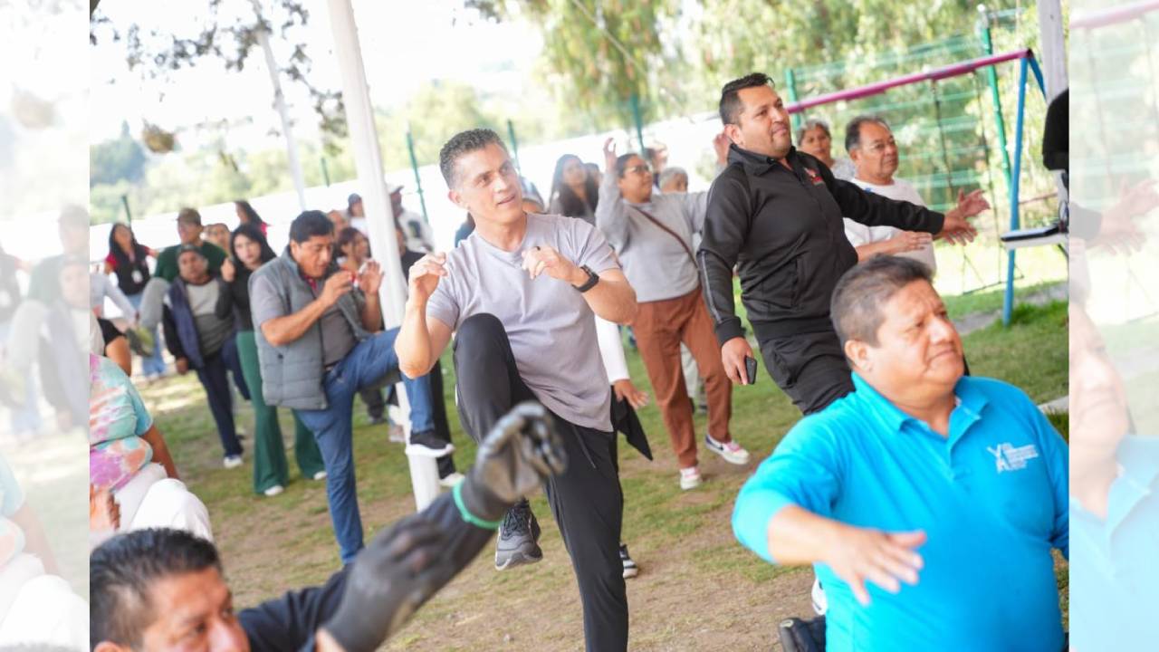 Participa alcalde Alfonso Sánchez García en activación física de la unidad “Bienestar para tu Nutrición”