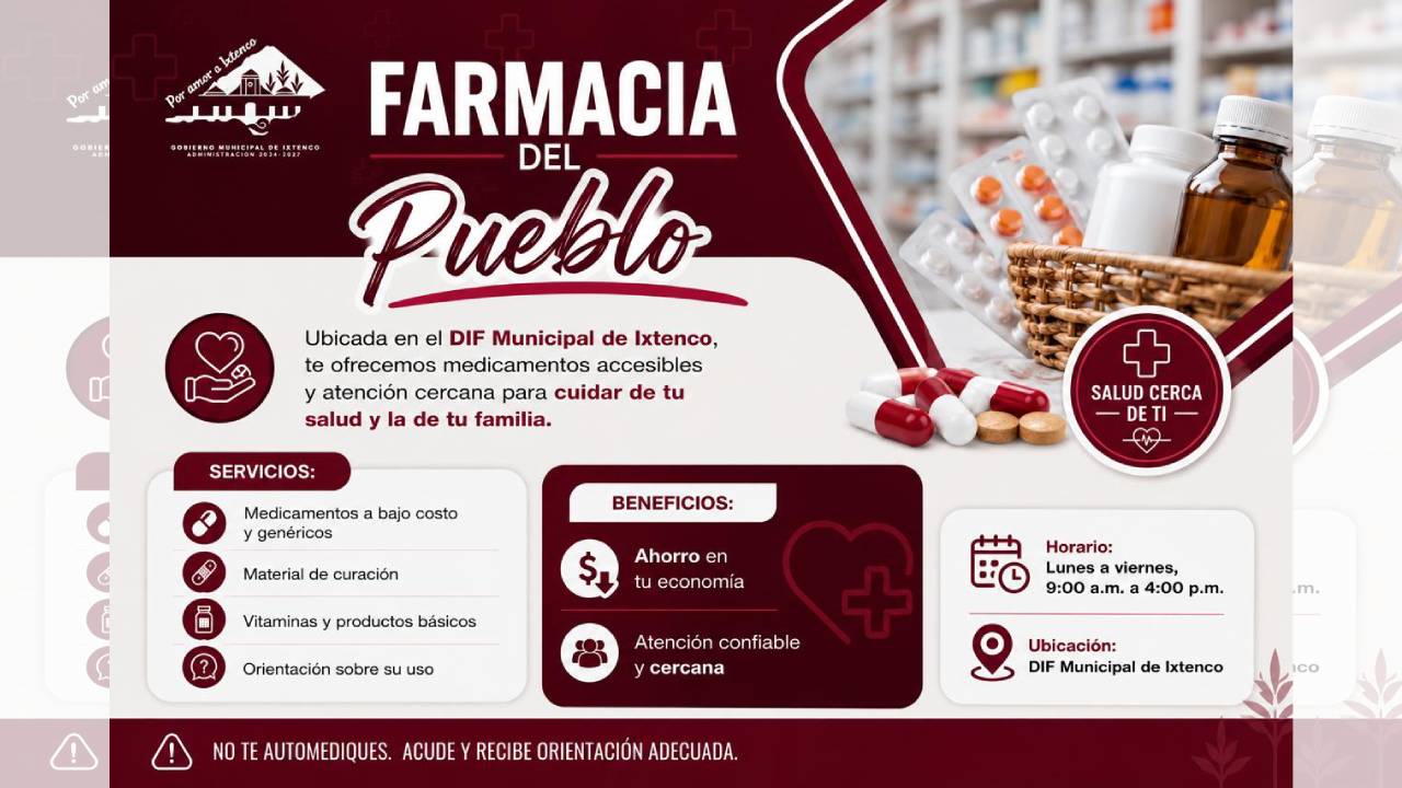 Farmacia del Pueblo: Atención cercana para las familias de Ixtenco