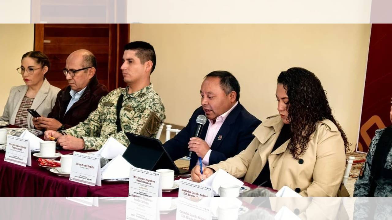 Apizaco fue sede de la mesa de seguridad para la construcción de la Paz Región I