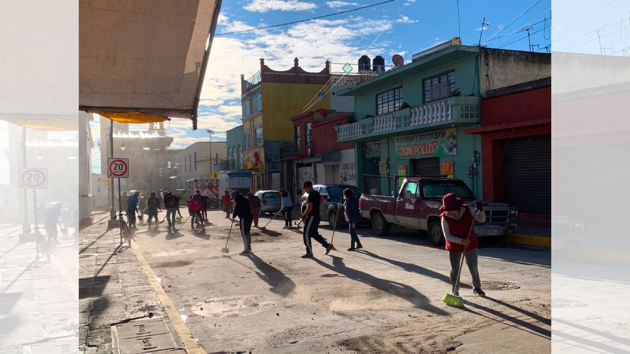 Gobierno municipal redobla esfuerzos para embellecer Ixtenco previo a la feria
