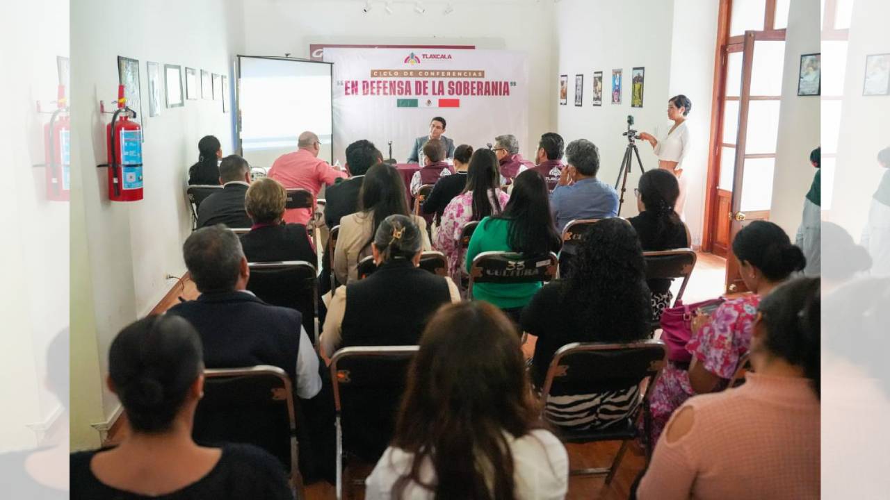 Exitoso ciclo de conferencias organizado por el ayuntamiento de Tlaxcala fortalece el debate sobre la soberanía