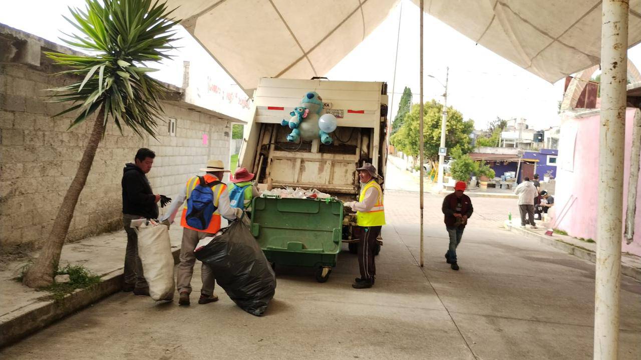 Ixtenco se prepara para recibir a visitantes con calles limpias y ordenadas