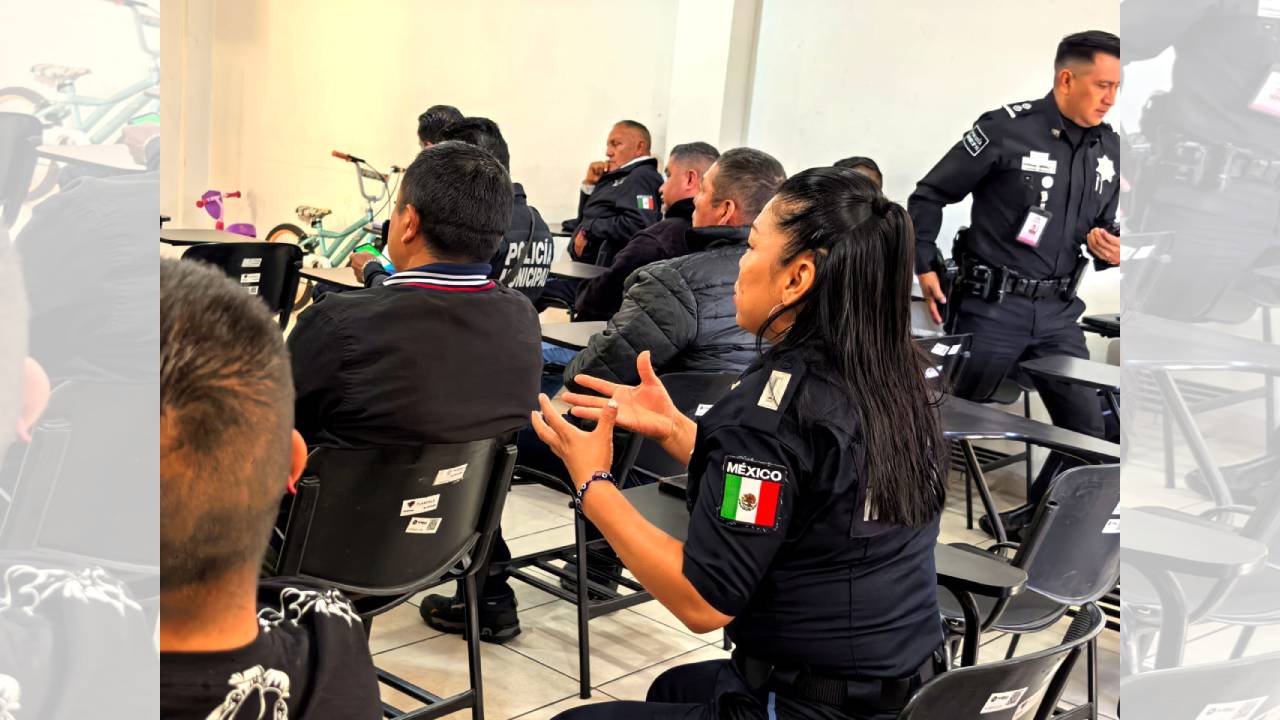 Reciben policías de la capital capacitación para consolidar una atención ciudadana con transparencia y profesionalismo